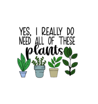 Plants vinyl sticker